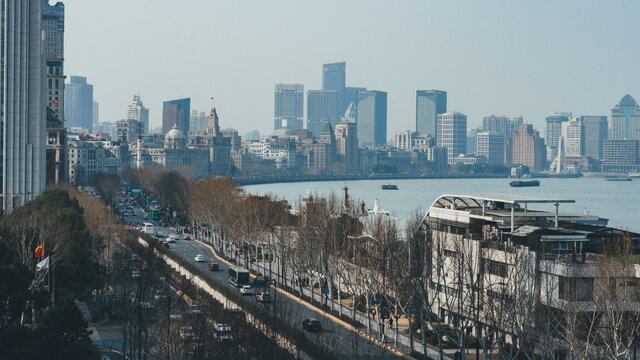 shanghai international school district skyline